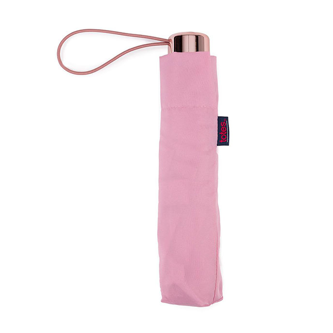 totes Supermini Plain Pink Umbrella (3 Section) Extra Image 2