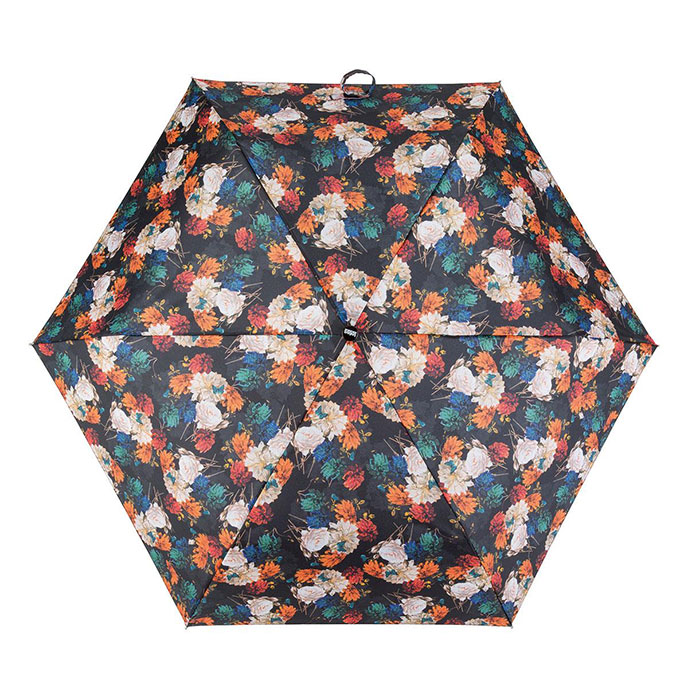 totes Supermini Photographic Floral Print Umbrella (3 Section) Extra Image 1