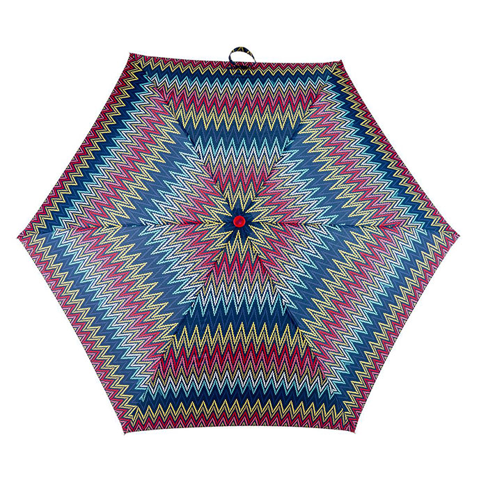 totes Supermini Basket Weave Print Umbrella (3 Section) Extra Image 1