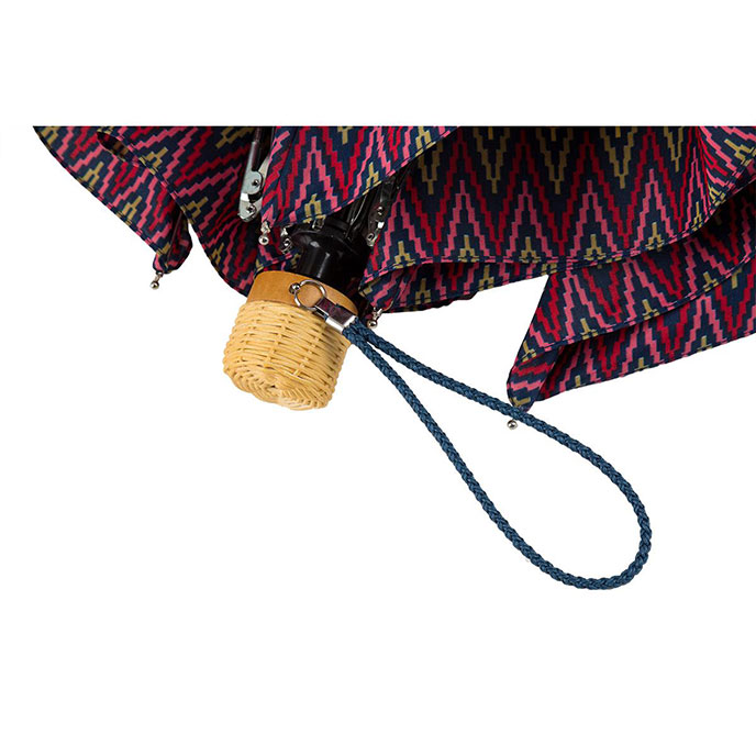 totes Supermini Basket Weave Print Umbrella (3 Section) Extra Image 4
