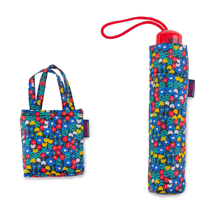 totes Supermini Retro Ditsy & Matching Bag in Bag shopper  Extra Image 1