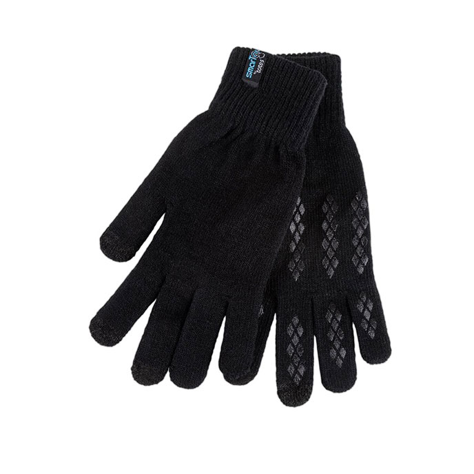 totes Mens Coffee Cup and Glove Set Black Extra Image 3