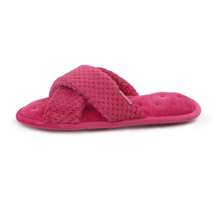pink open toe slippers