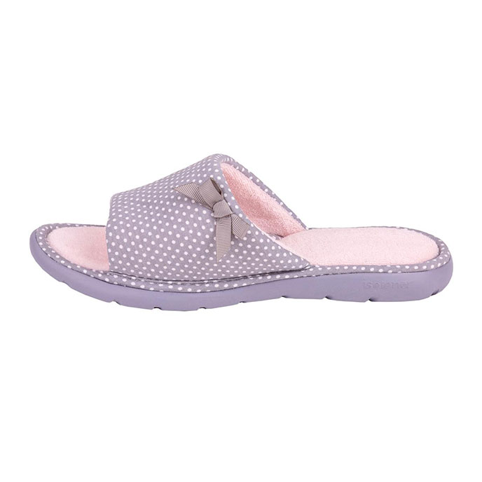 Isotoner Ladies iso-flex Spotted Sliders