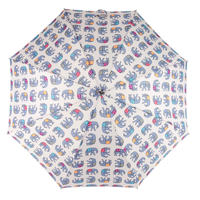 totes Elephant Print Elegant Walker Umbrella  Extra Image 1