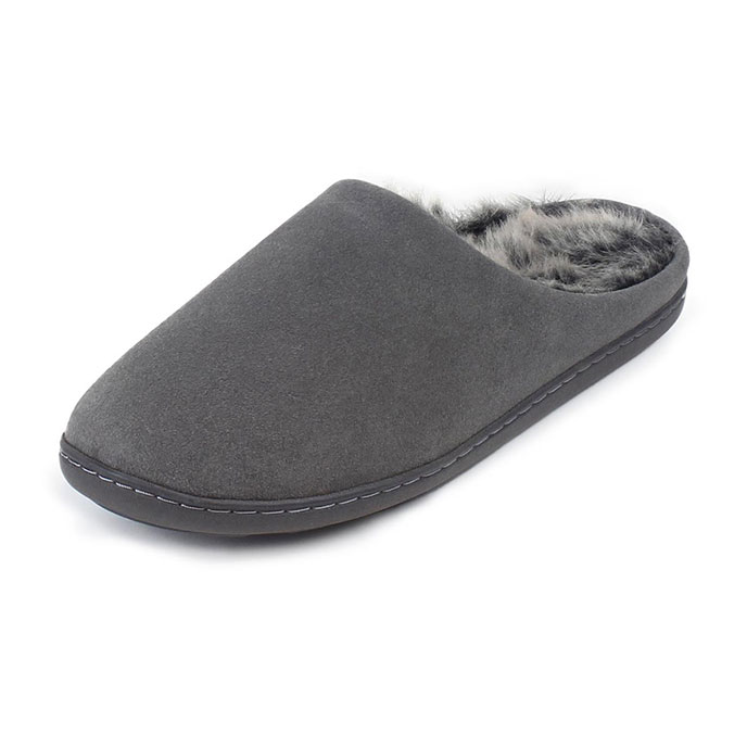 totes suede mule slippers