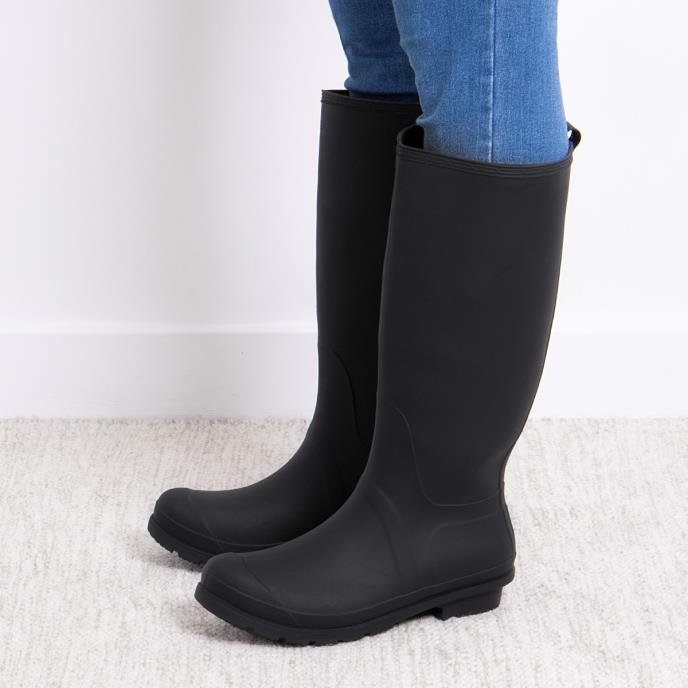 totes Ladies Welly Boot Black