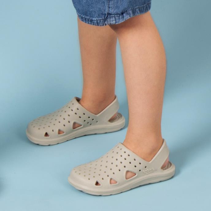 totes® SOLBOUNCE Kids Clog Stone