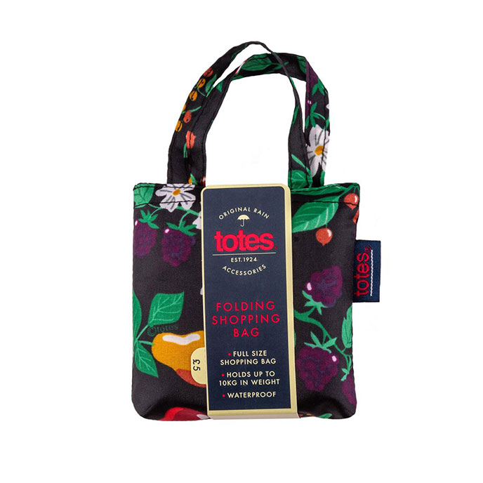 totes Bag in Bag Shopper Forest Fruits Print 