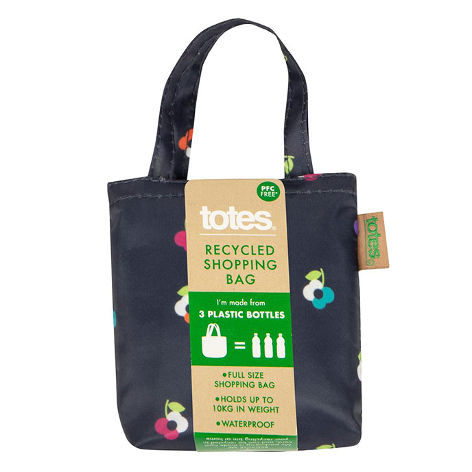 totes ECO Bag In Bag Shopper French Flowers Print 