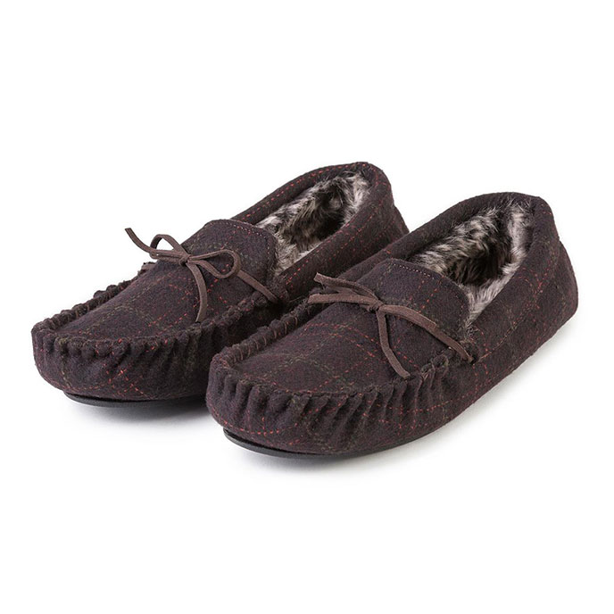 leather lined slippers