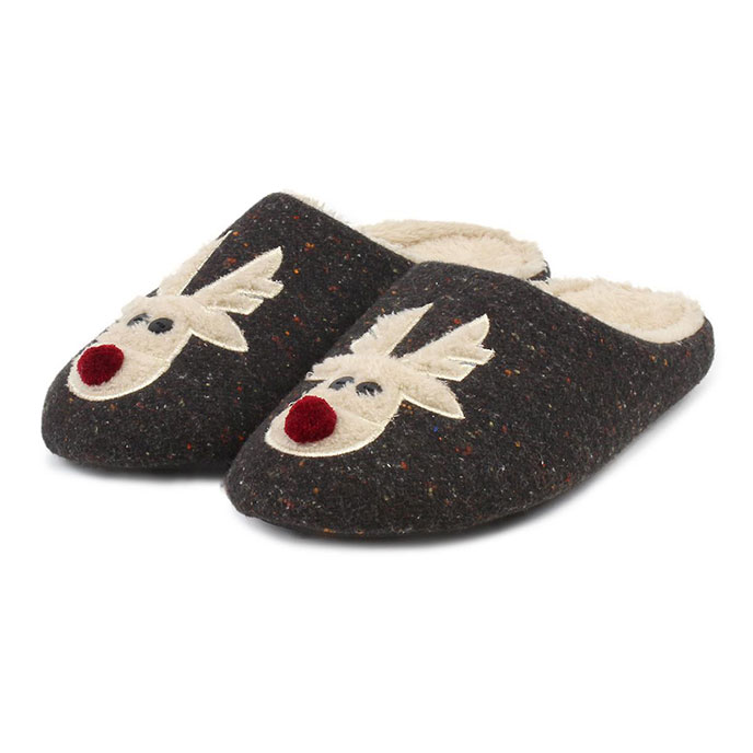 mens reindeer slippers