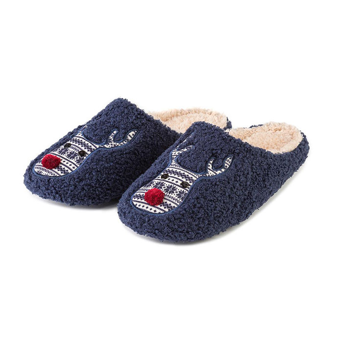 mens reindeer slippers