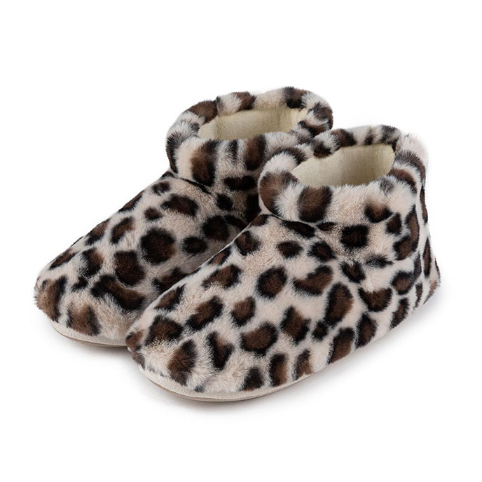 totes Ladies Faux Fur Animal Short Boot Slipper | totes ISOTONER totes Ladies Faux Fur Animal Short Boot Slipper | totes ISOTONER