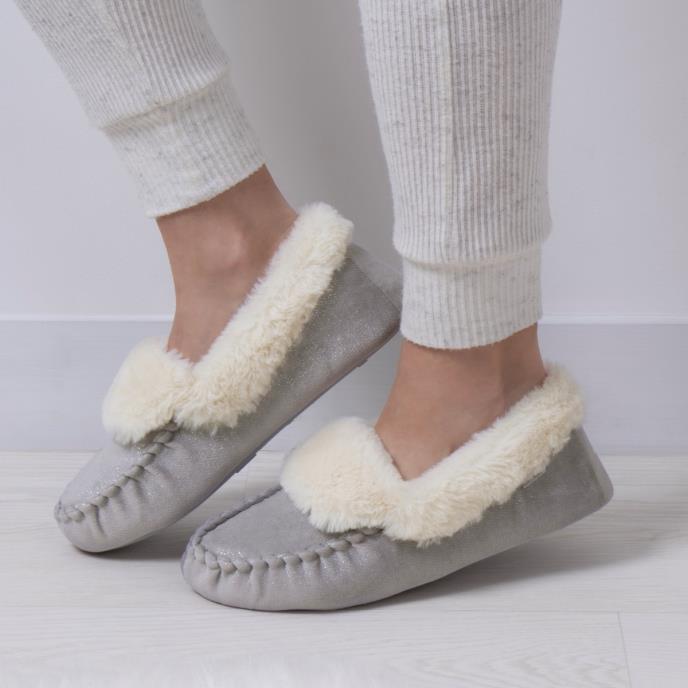 Buy Women's Slippers Moccasin Footwear Online | Next UK