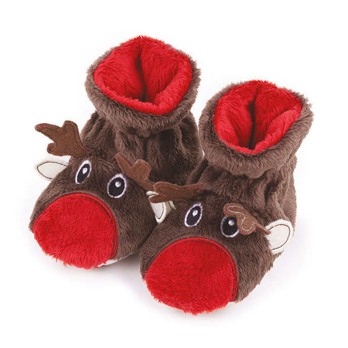 reindeer slippers with bells