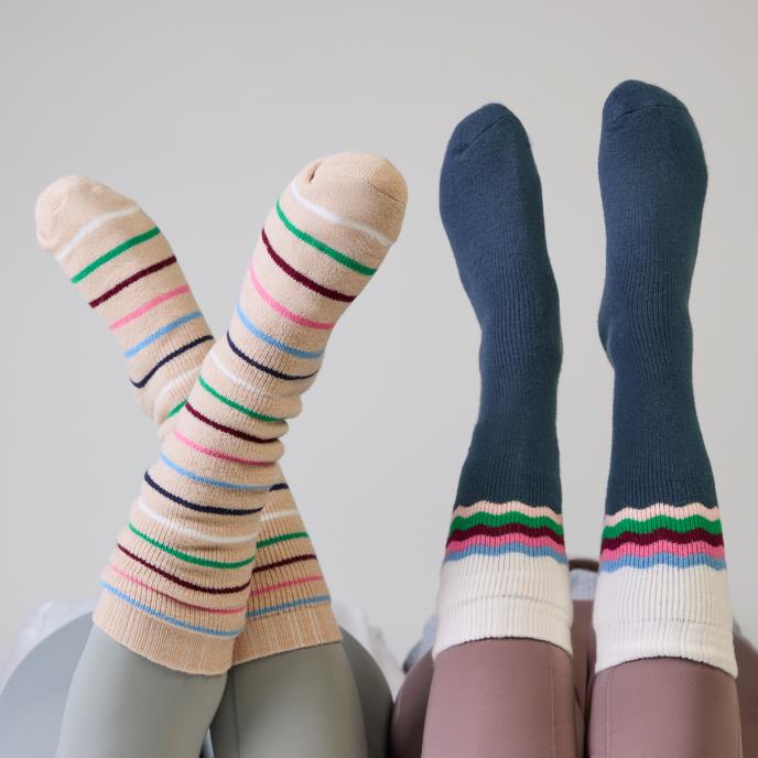 totes toasties® Ladies Knee High Terry Thermal Welly Socks (Twin Pack) 