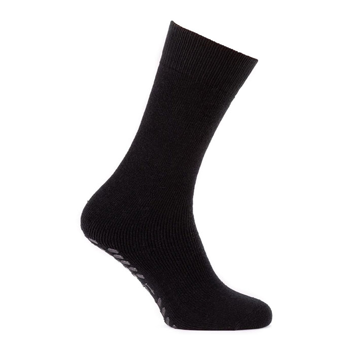 totes toasties Ladies Single Original Slipper Socks Black