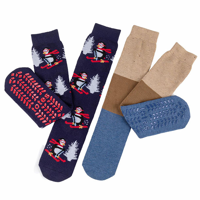totes hedgehog slipper socks