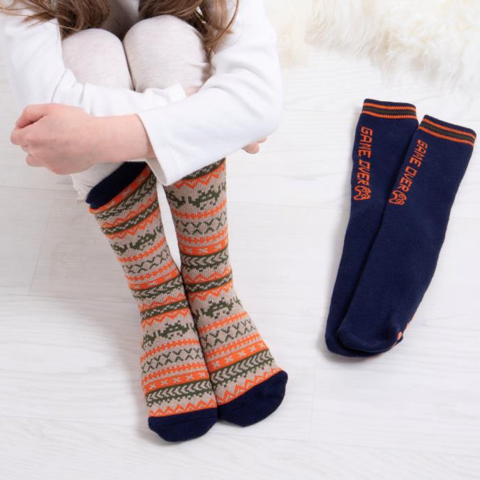 totes toasties® Kids Original Slipper Socks (Twin Pack) Game