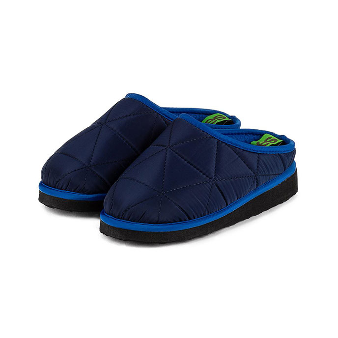 totes Boys Premium Quilted Mule Slipper (Mini Me) Navy