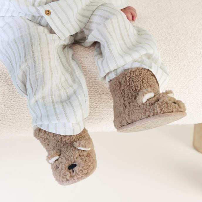 totes toasties® Toddler Booties Natural