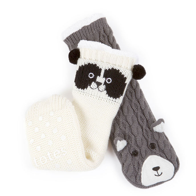 totes Ladies Chunky Novelty Slipper Socks totes ISOTONER