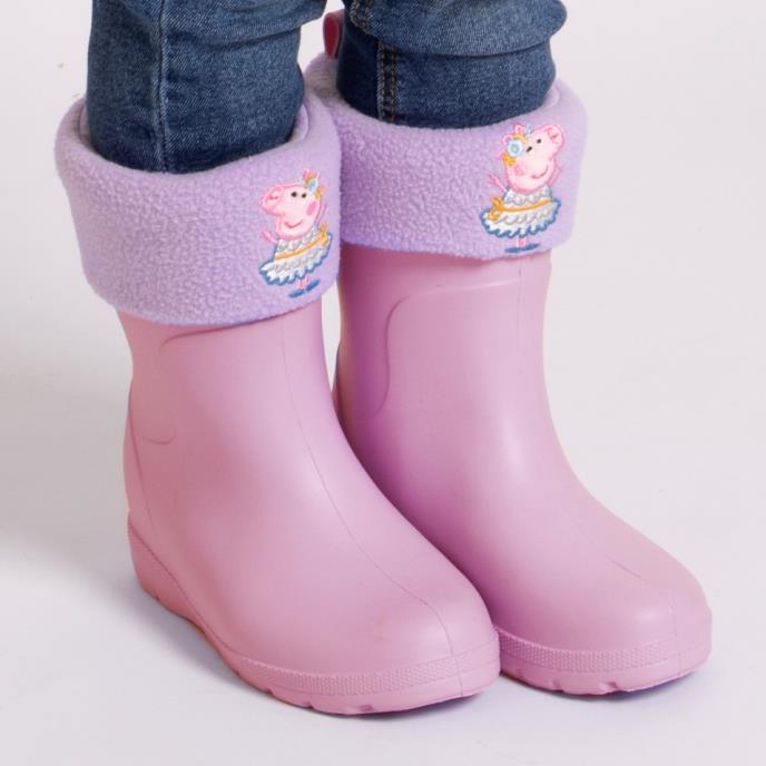 totes® Peppa Pig™ Childrens Novelty Welly Liner Peppa