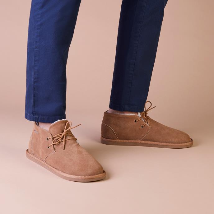 Ben Sherman® Suede Lace Boot Tan