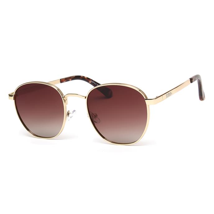 totes® Ladies Round Polarised Sunglasses Gold