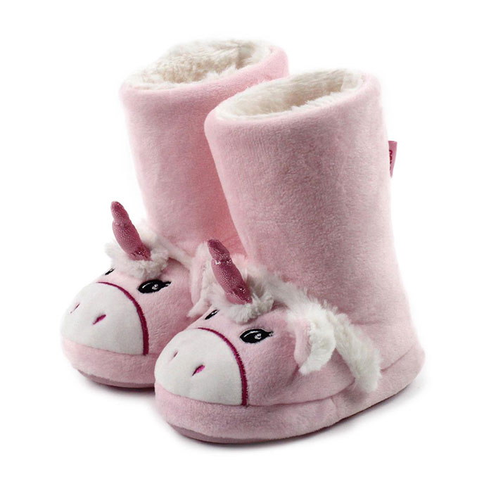 totes Kids Novelty Unicorn Booties Unicorn