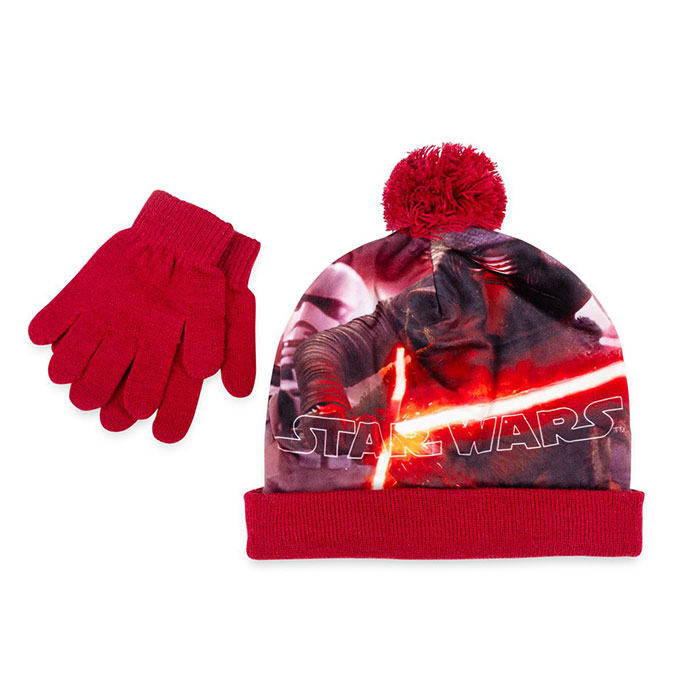 Children's Star Wars Hat & Glove Set Red
