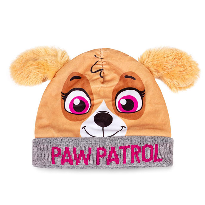 Kids Paw Patrol Hats Light Grey Novelty