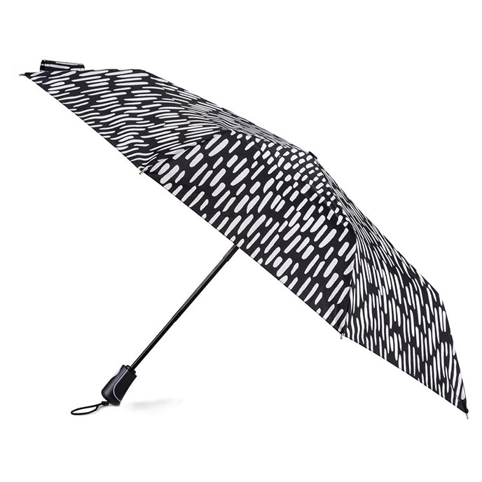 totes Auto Open/Close Xtra Strong B&W Animal Dash Print Umbrella (3