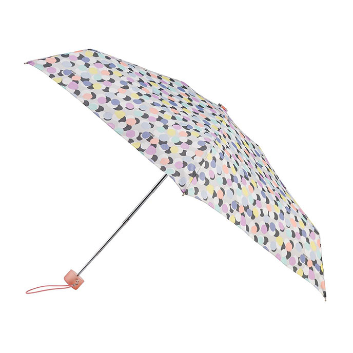 totes Mini Round Dot Print Umbrella (5 Section)