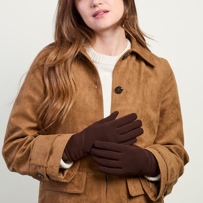 Isotoner® Ladies Thermal Glove With SmarTouch Brown
