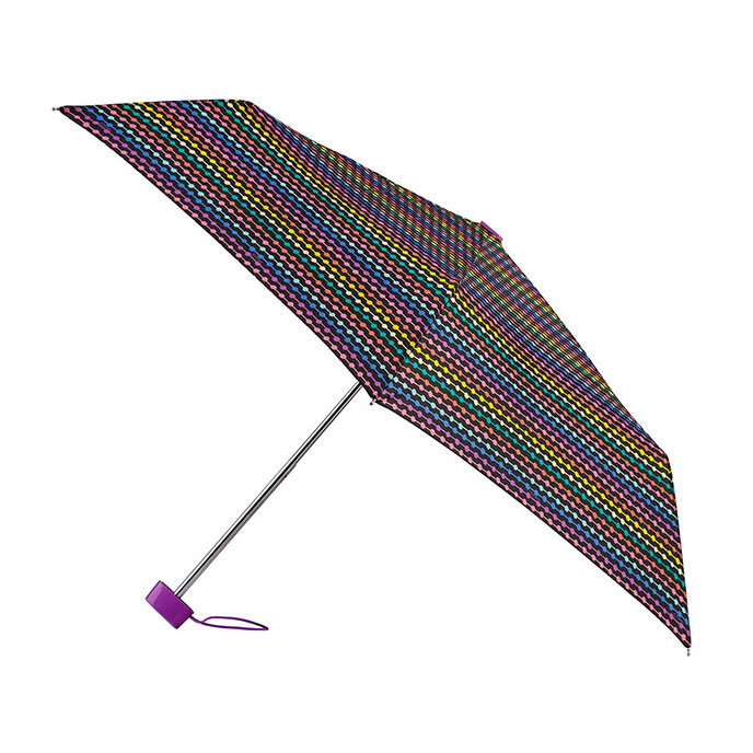 totes Miniflat Bead Print Umbrella  (3 Section)