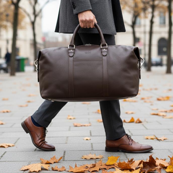totes® Genuine Leather Weekender Bag Brown