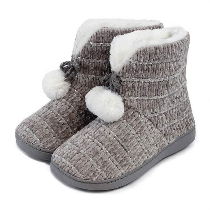 black boot slippers ladies