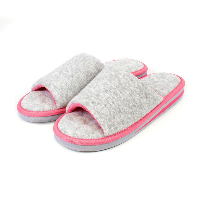 open toe mule slippers