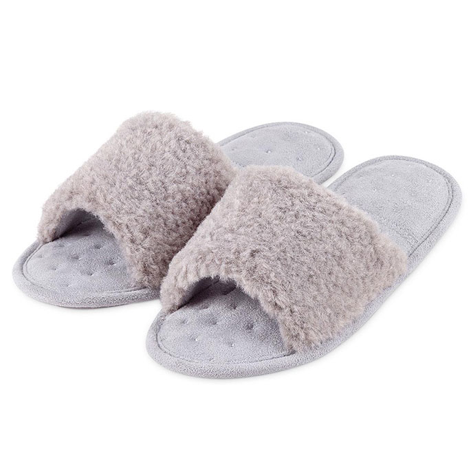 silver isotoner slippers