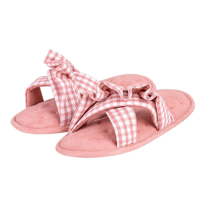 isotoner ladies popcorn cut out sliders