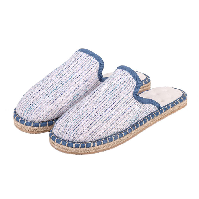 ladies blue slippers