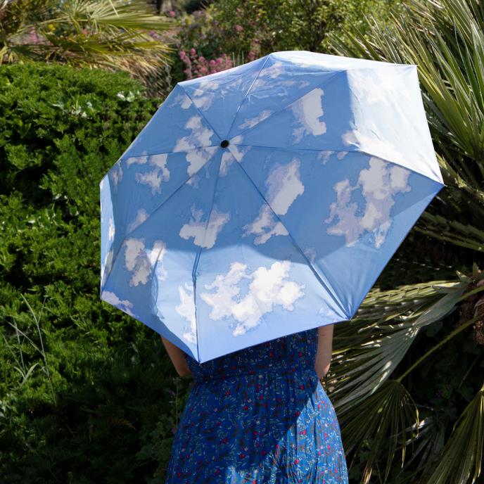 totes® UV Supermini Cloud Print Umbrella (3 Section)