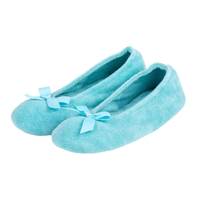 isotoner ballerina slippers with rubber sole