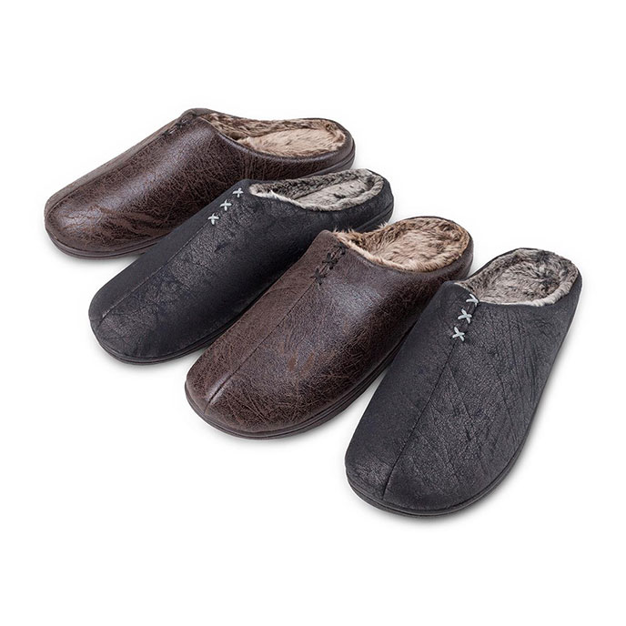 isotoner mens mule slippers