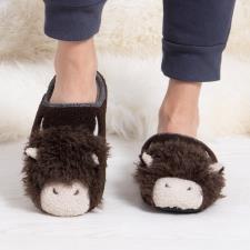 totes toasties® Mens Novelty Applique Mule Slippers
