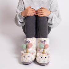 totes toasties® Kids Multi Faux Fur Boot Slippers