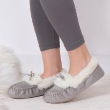 totes toasties® Ladies Sparkle Moccasin Slippers