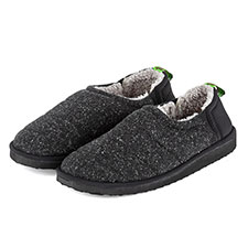 totes Mens Premium Quilted Full Back Slipper